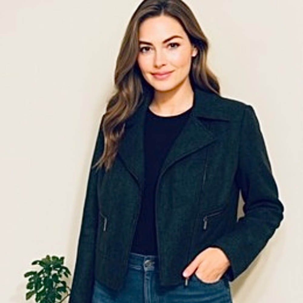 Women's Halogen Tweed Gray Jacket